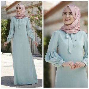 فساتين محجبات صيف 2018